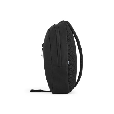 DELFOS. 300D recycled polyester and 600D recycled polyester single strap backpack, with 210D recycled polyester lining